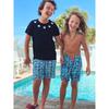 Alien Doodle Swim Shorts, Blue - Swim Trunks - 2