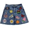 All About The Patch Denim Skirt, Denim - Skirts - 1 - thumbnail