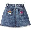 All About The Patch Denim Skirt, Denim - Skirts - 5