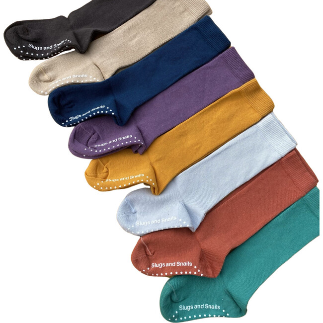 Luxury 90% Organic Cotton Knee Socks Set, Fall Multi