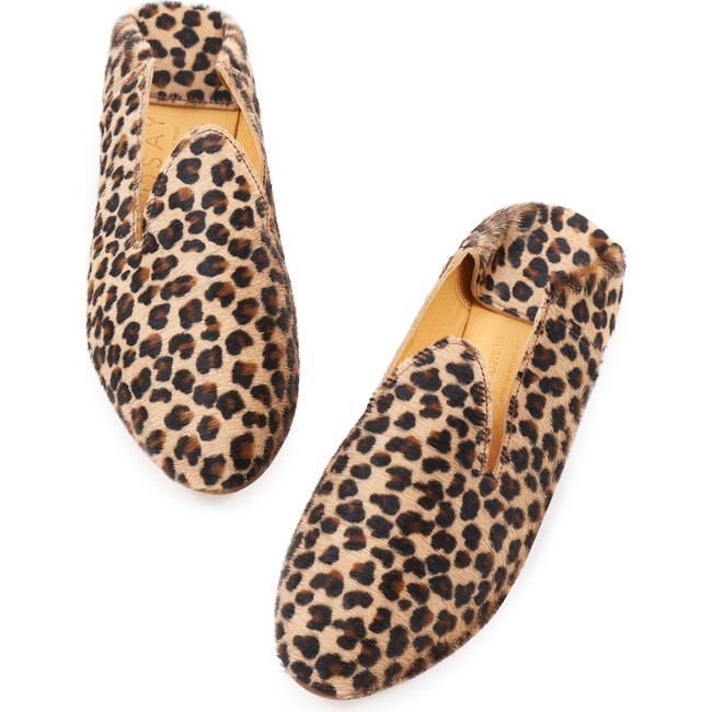 Leather Slide Loafer, Leo - Flats - 4