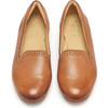 Sindy Slipper Shoe Tan Burnished Leather - Flats - 3