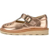 Rosie T-Bar Shoe Rose Gold Leather - Mary Janes - 2