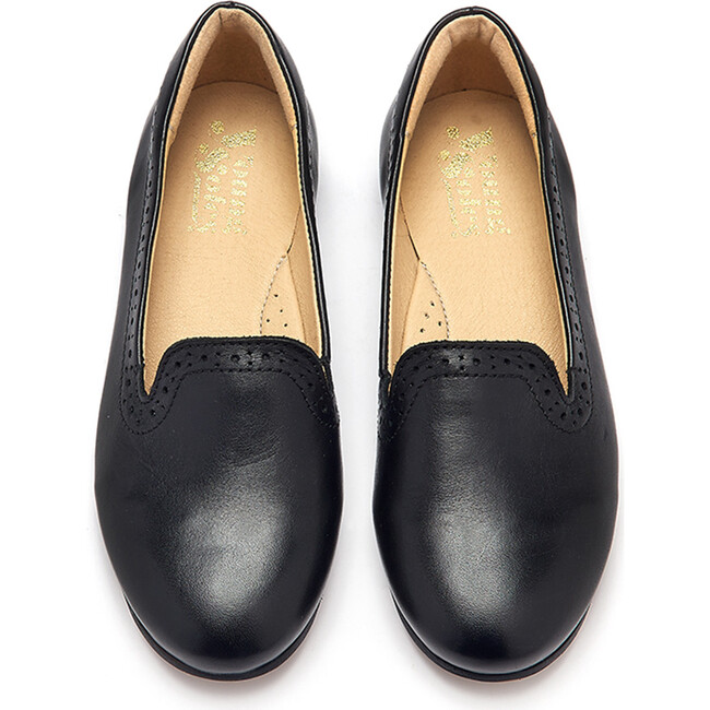 Sindy Slipper Shoe Black Leather - Boots - 3