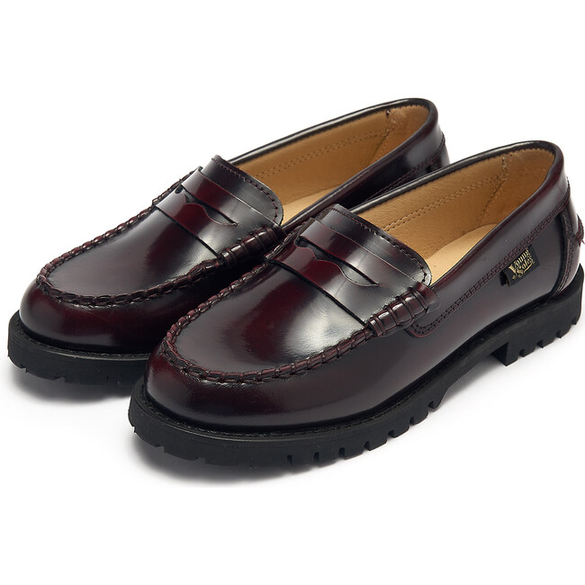 Nicki Loafer Shoe Oxblood High Shine Leather