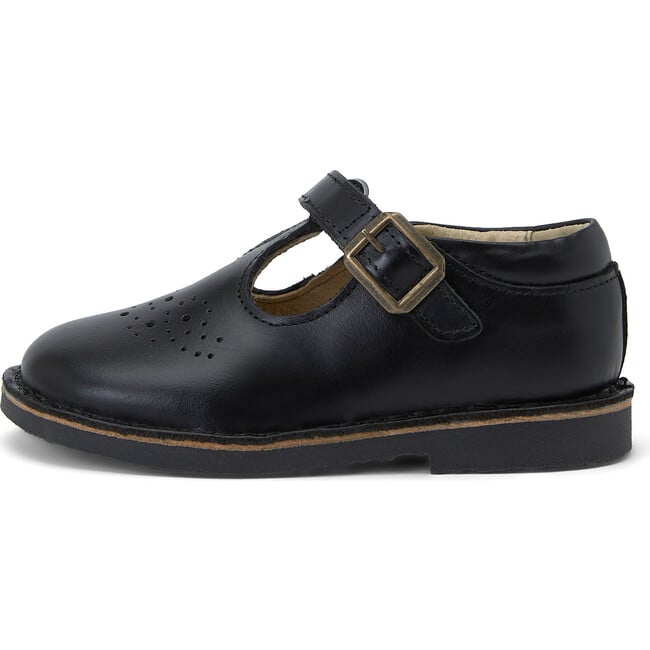 Penny Velcro T-bar Shoe Black Leather - Mary Janes - 2