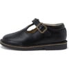 Penny Velcro T-bar Shoe Black Leather - Mary Janes - 2