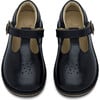 Penny Velcro T-bar Shoe Black Leather - Mary Janes - 3