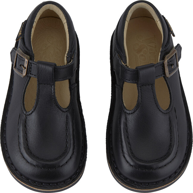 Parker Velcro T-bar Shoe Black Leather - Mary Janes - 3