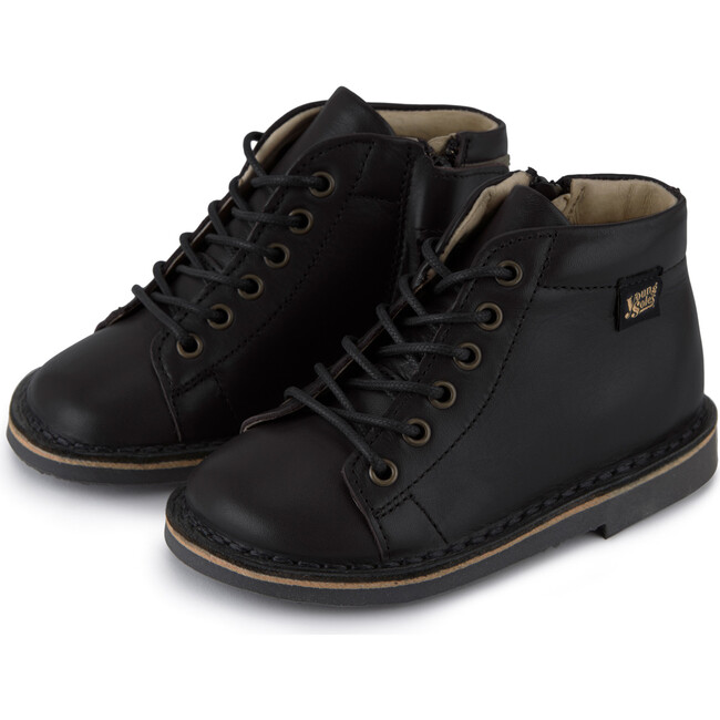 Fletcher Monkey Boot Black Leather