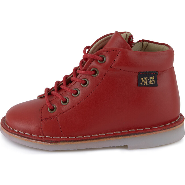 Fletcher Monkey Boot Red Leather