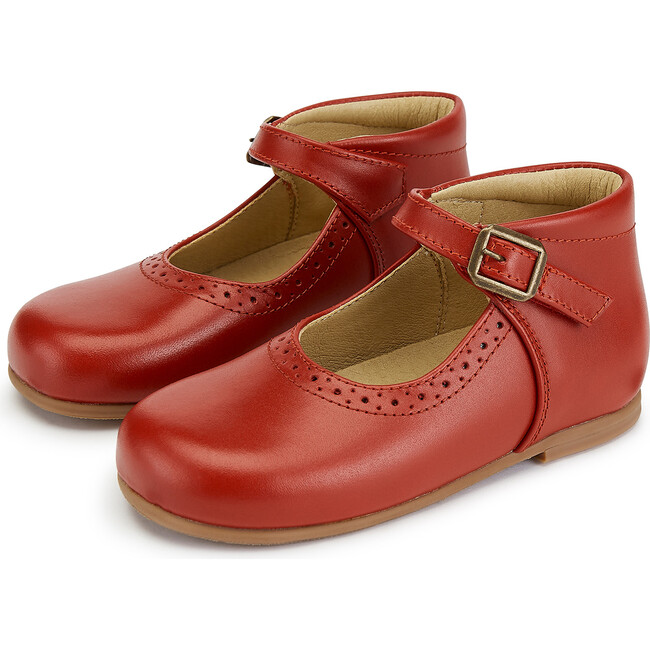 Dolly Mary Jane Shoe Red Leather