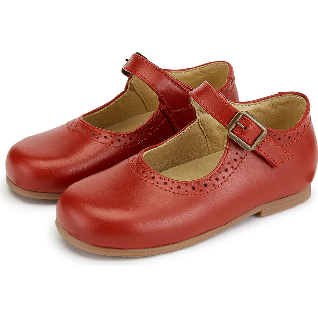 Diana Mary Jane Shoe Red Leather