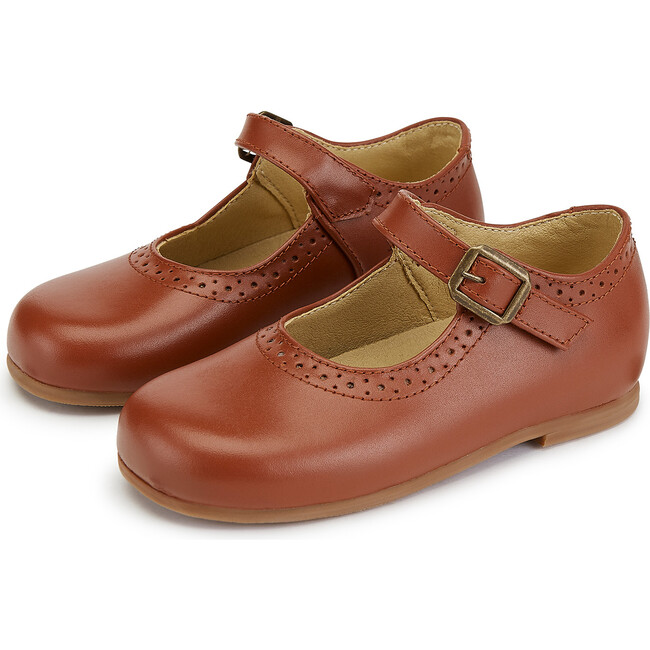 Diana Mary Jane Shoe Cognac Leather