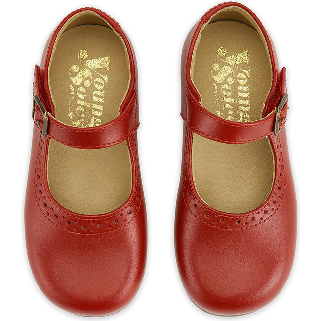 Diana Mary Jane Shoe Red Leather - Mary Janes - 3