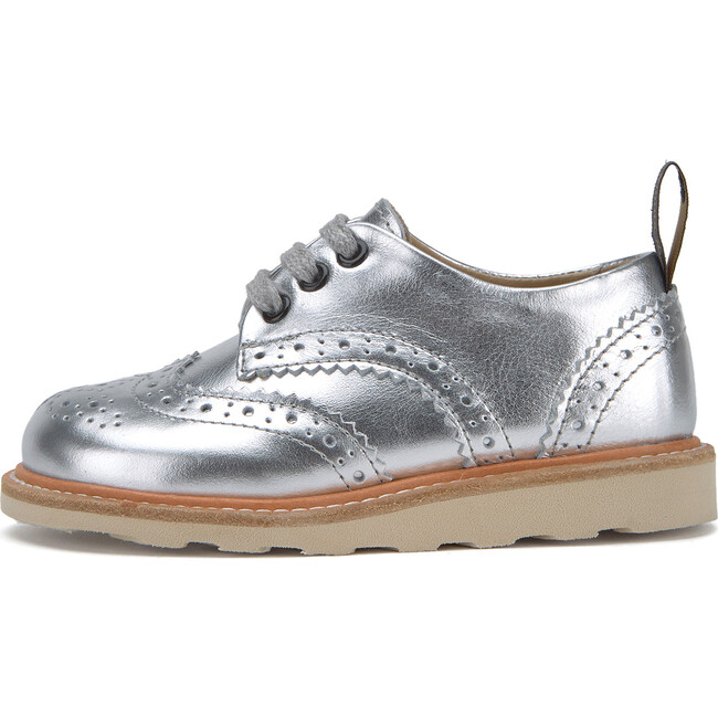 Brando Brogue Shoe Silver Leather - Loafers - 2