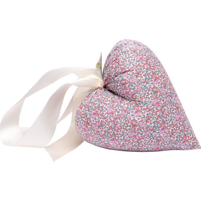 *Exclusive* Liberty of London Hanging Heart, Pink Floral