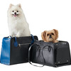 The Shaya Pet Carrier, Black Leather - Pet Carriers & Totes - 3 - thumbnail