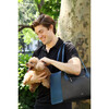 The Shaya Pet Carrier, Cobalt Blue Leather - Pet Carriers & Totes - 2 - thumbnail
