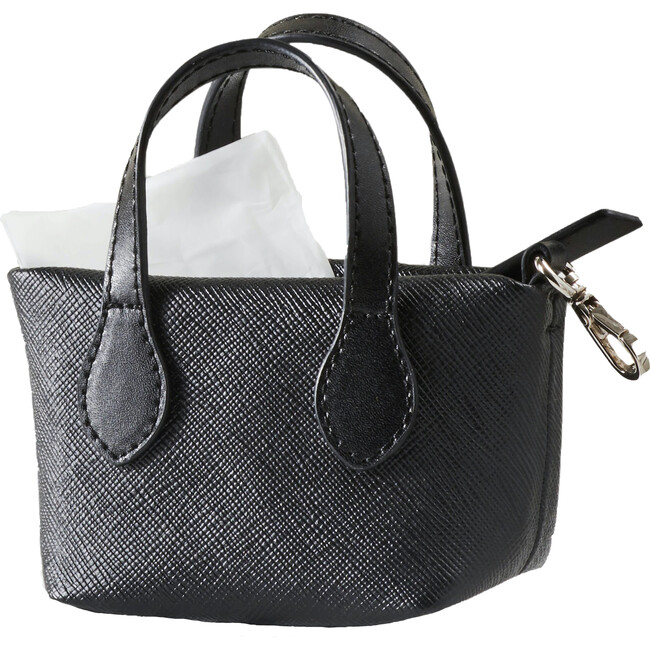 Clean Up Purse, Black Leather