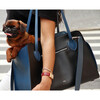 The Shaya Pet Carrier, Cobalt Blue Leather - Pet Carriers & Totes - 3