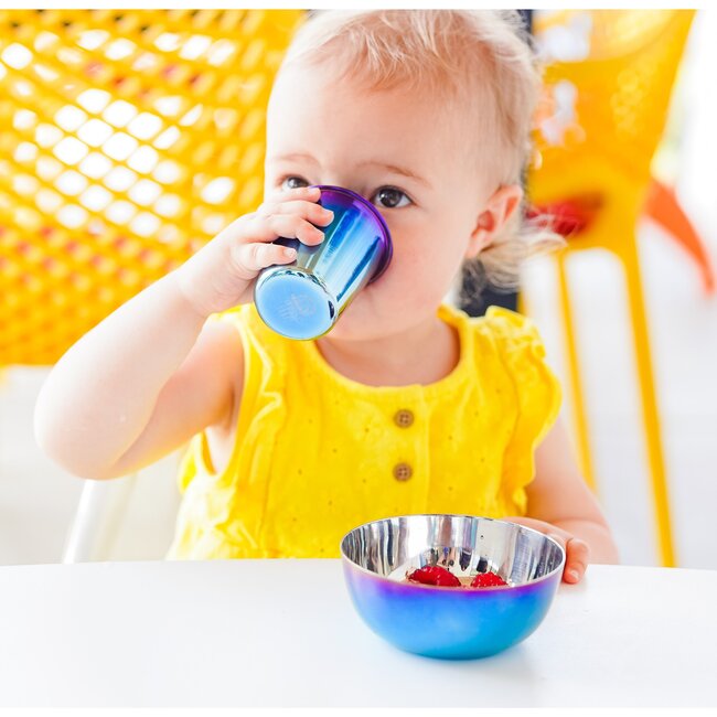 Starting Solids Set, Iridescent Blue - Tableware - 3