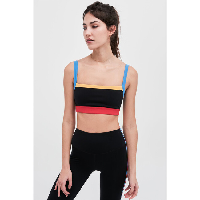 Women's Monah Techflex Bra, Black/Cloudy Sky
