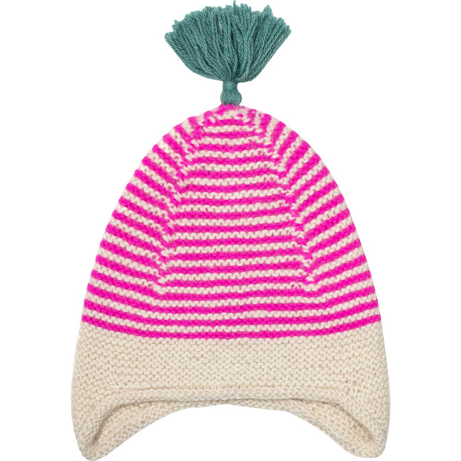 Tassled Hat, Pink/Teal