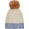 Sprinkled Pom Hat, Cobalt - Hats - 1 - thumbnail