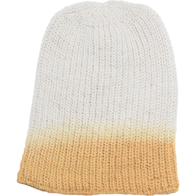 Dip Dyed Ombre Hat, Ivory - Hats - 1