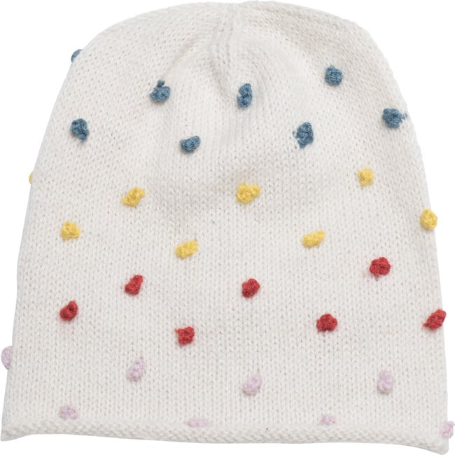 Candy Dot Beanie, Rainbow Dots