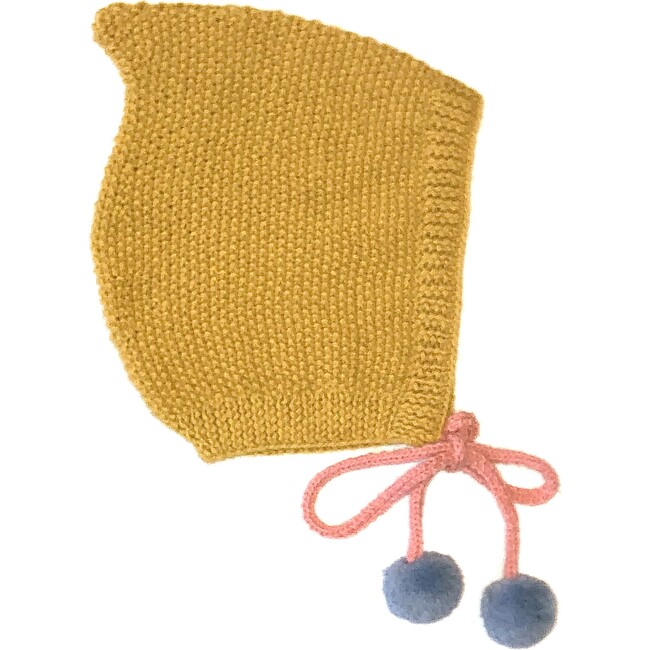 Tie Bonnet, Mustard - Hats - 1