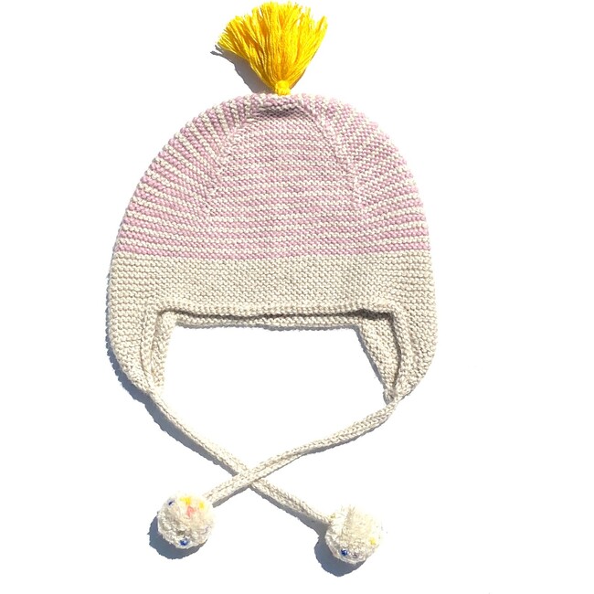 Tassled Hat Pom Pink