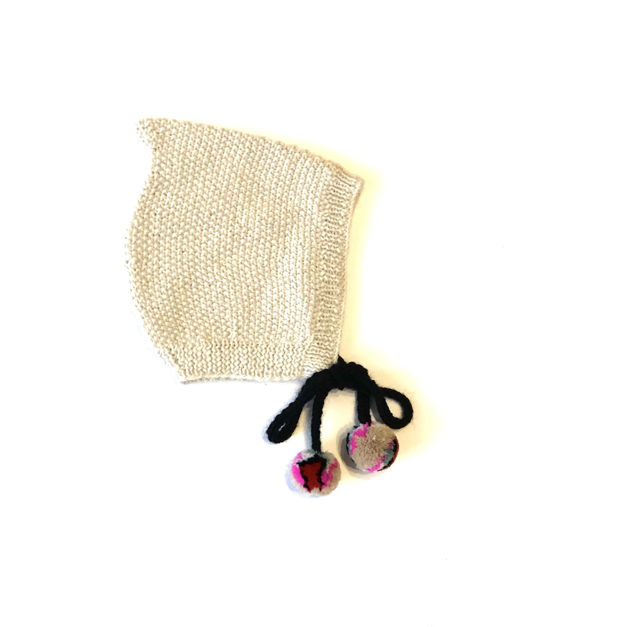 Tie Bonnet Ivory/Speck - Hats - 1