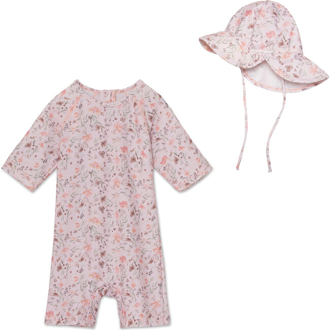 Gustas Swim Hat, Mauve Morn Rose - Mini A Ture Hats & Mittens | Maisonette