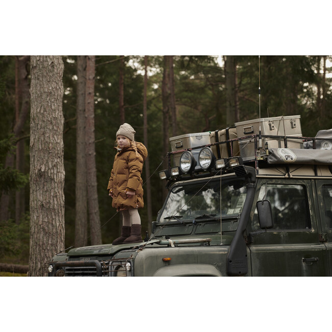 Isabelle Down Jacket,  Rubber Brown - Coats - 2