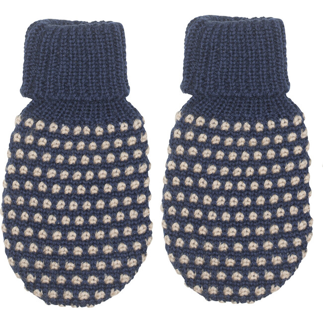 Celie Merino Wool Gloves, Blue