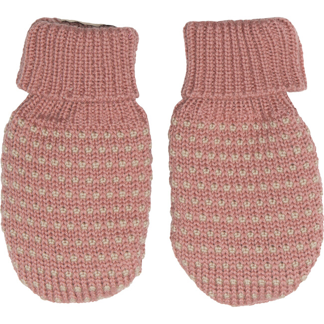 Celie Merino Wool Gloves, Old Rose - Gloves - 2