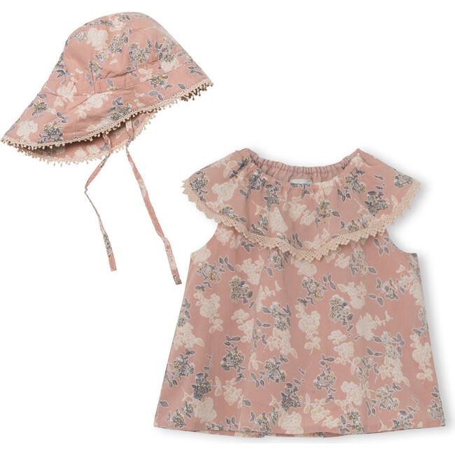 Organic Thia Hat, Cloudy Rose - Hats - 3