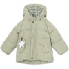 Woody Down Jacket, Tea Green - Jackets - 1 - thumbnail