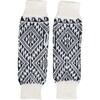 Leg/Arm Warmers, Black/White Aztec - Leg Warmers - 1 - thumbnail