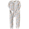 Hocus Pocus Halloween Pima Cotton Zip Up Pajamas, Blue - Pajamas - 1 - thumbnail