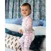 Hocus Pocus Halloween Pima Cotton Zip Up Pajamas, Lavender - Pajamas - 2