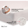 Pure Core Crib Mattress & Dry Waterproof Cover, White - Mattresses - 4