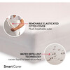 Pure Core Crib Mattress & Smart Water Repellent Cover, White - Mattresses - 4 - thumbnail