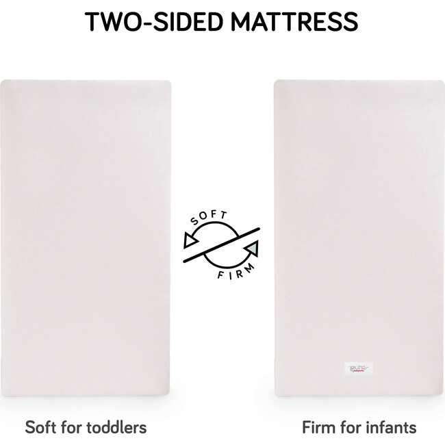 Pure Core Crib Mattress & Smart Water Repellent Cover, White - Mattresses - 5