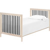 Gelato 4-in-1 Convertible Mini Crib, Washed Natural/Black - Cribs - 6