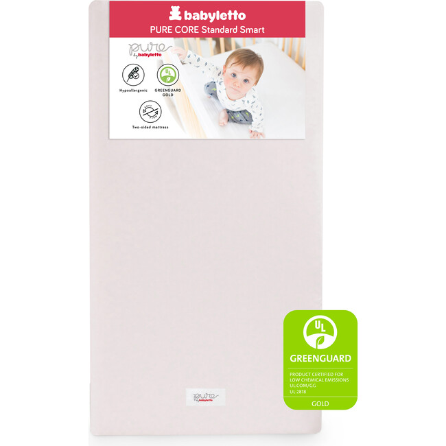 Pure Core Crib Mattress & Smart Water Repellent Cover, White - Mattresses - 8