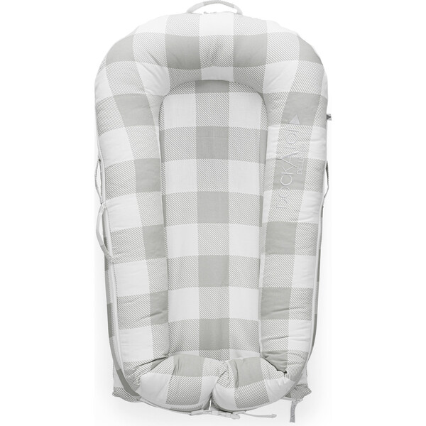 DOCKATOT Deluxe Dock 0-8ヶ月 チェック柄 DockATot Deluxe+ Dock, Stone Gingham