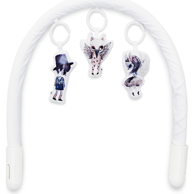 Toy Bar, Pristine White - Activity Gyms - 3